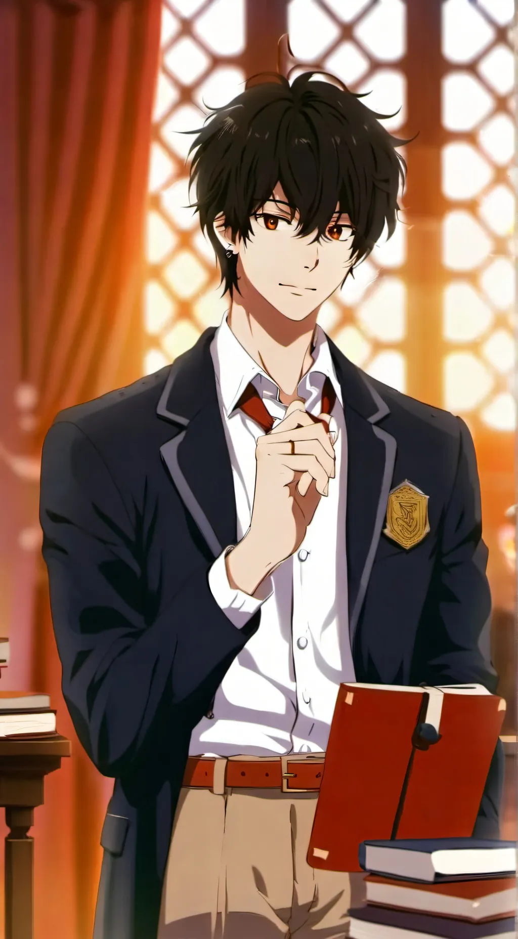 ai character: Garson background