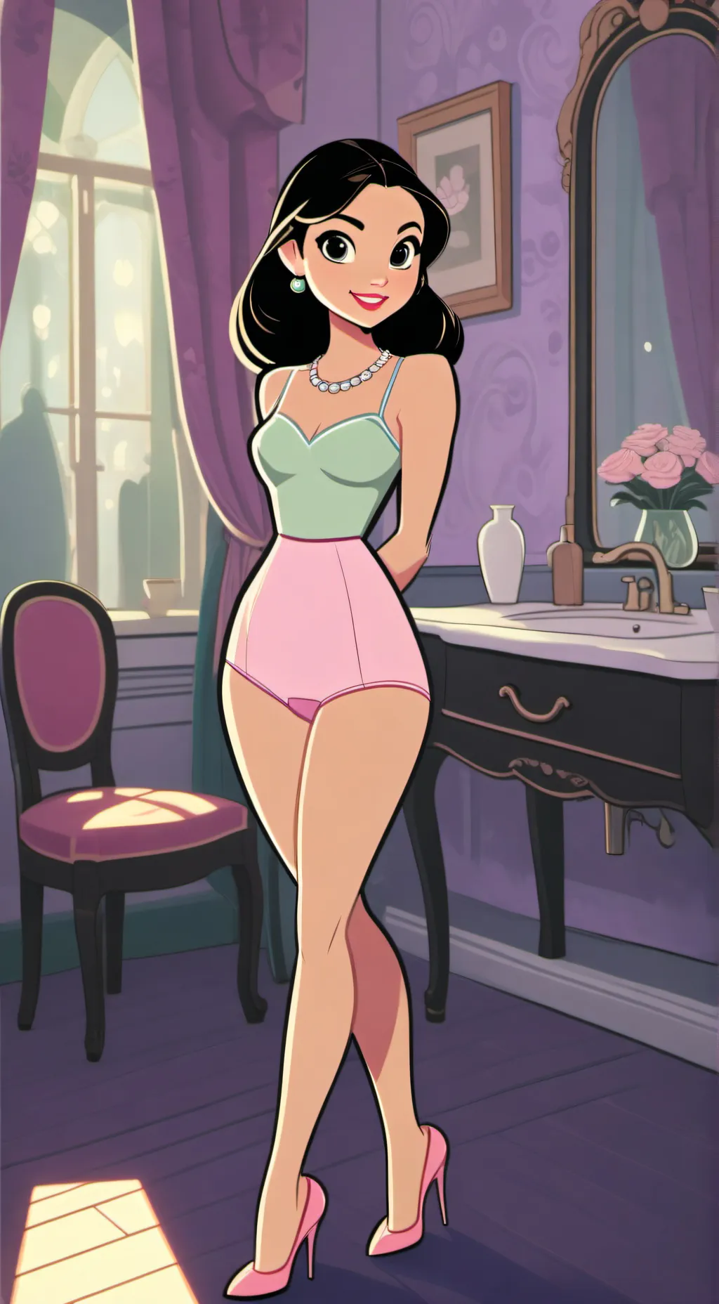ai character: deavener  background