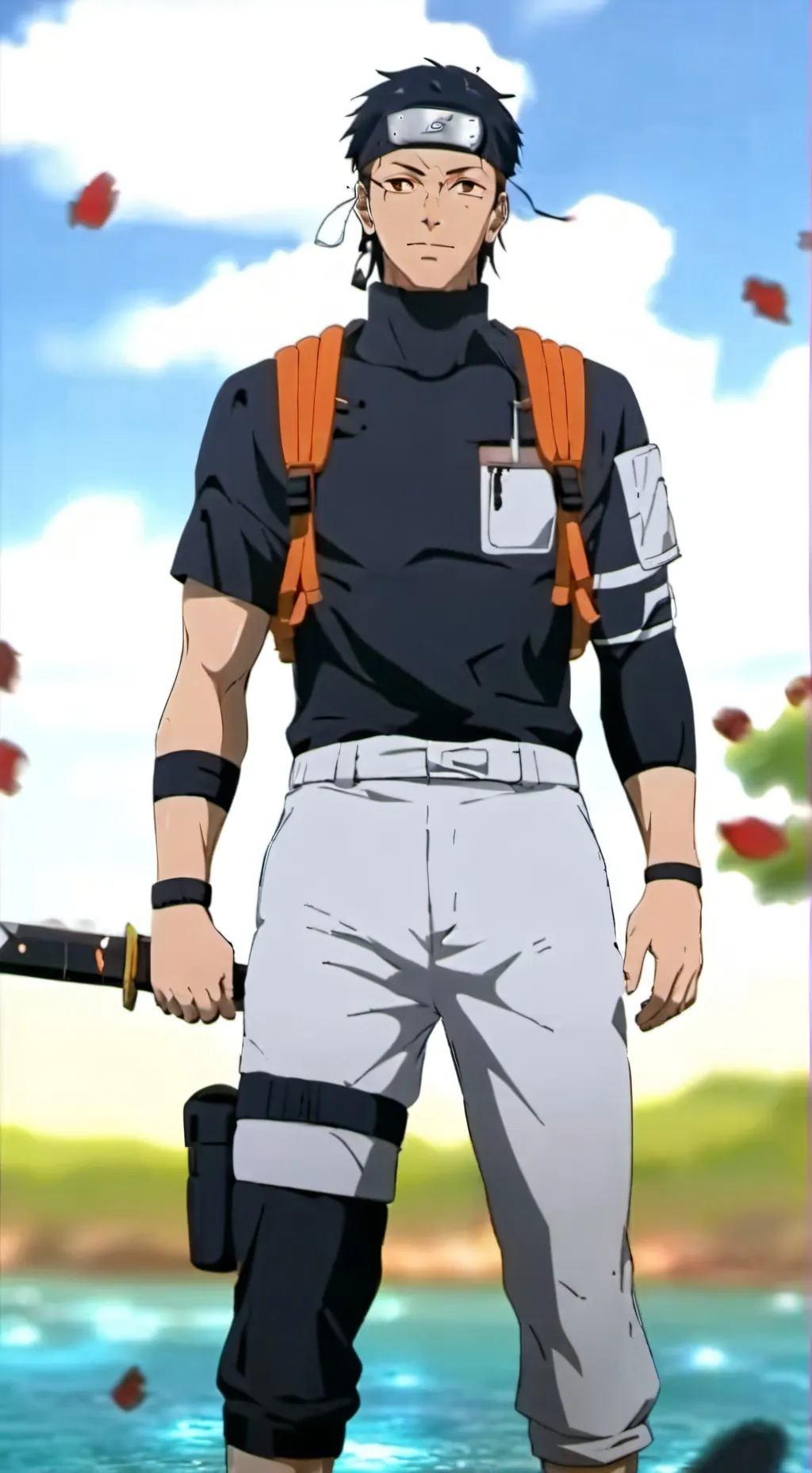 ai character: iruka  background