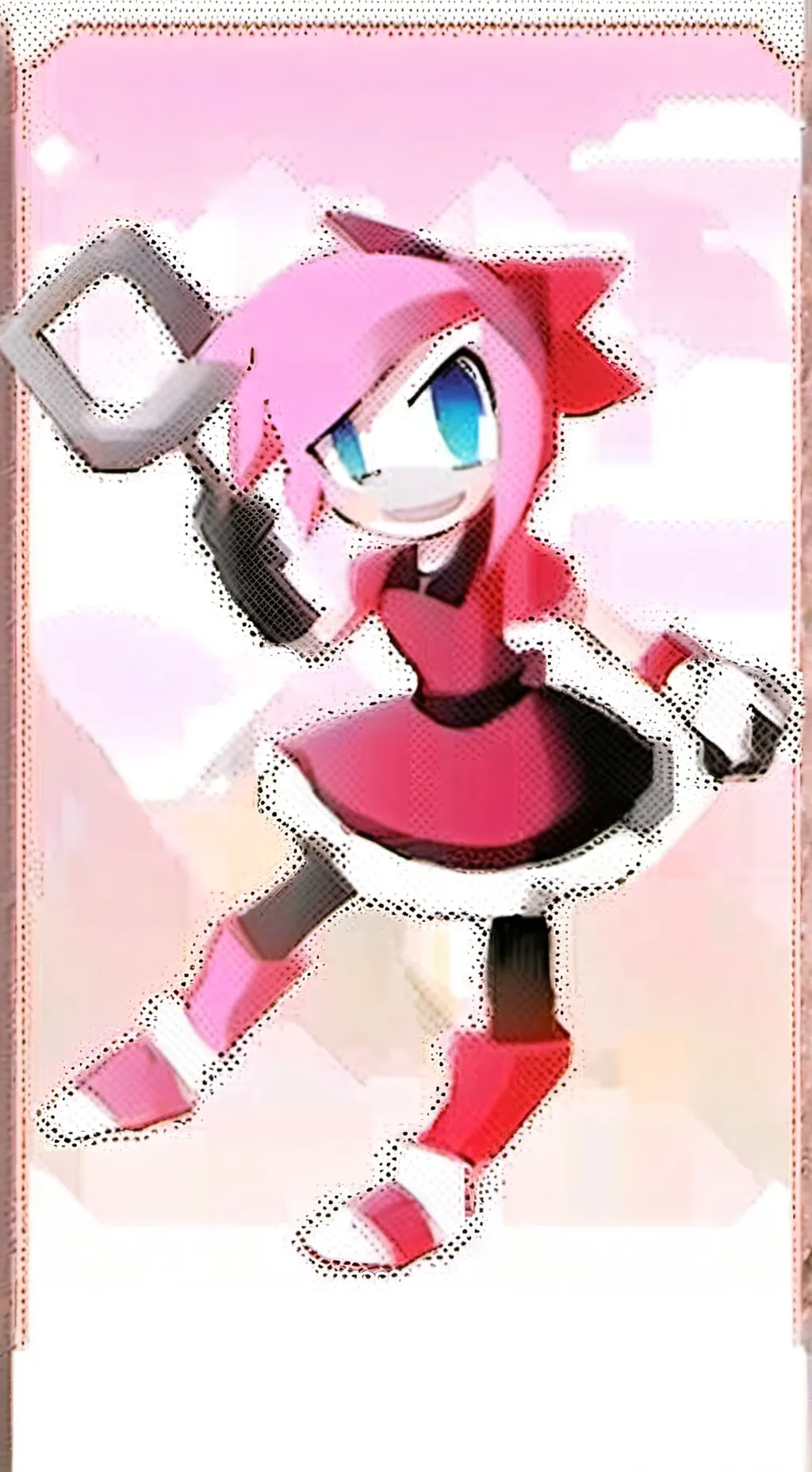 ai character: Amy rose background