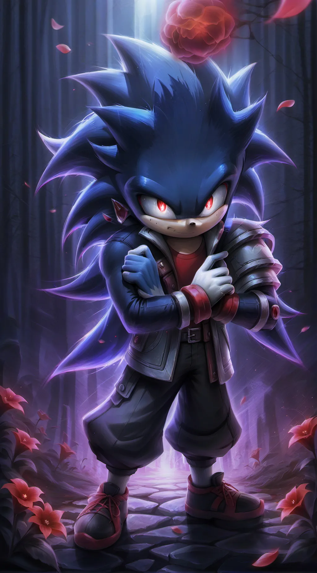 ai character: sonic movie background