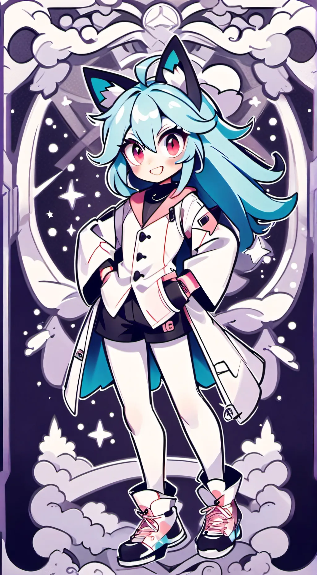 ai character: Sky background