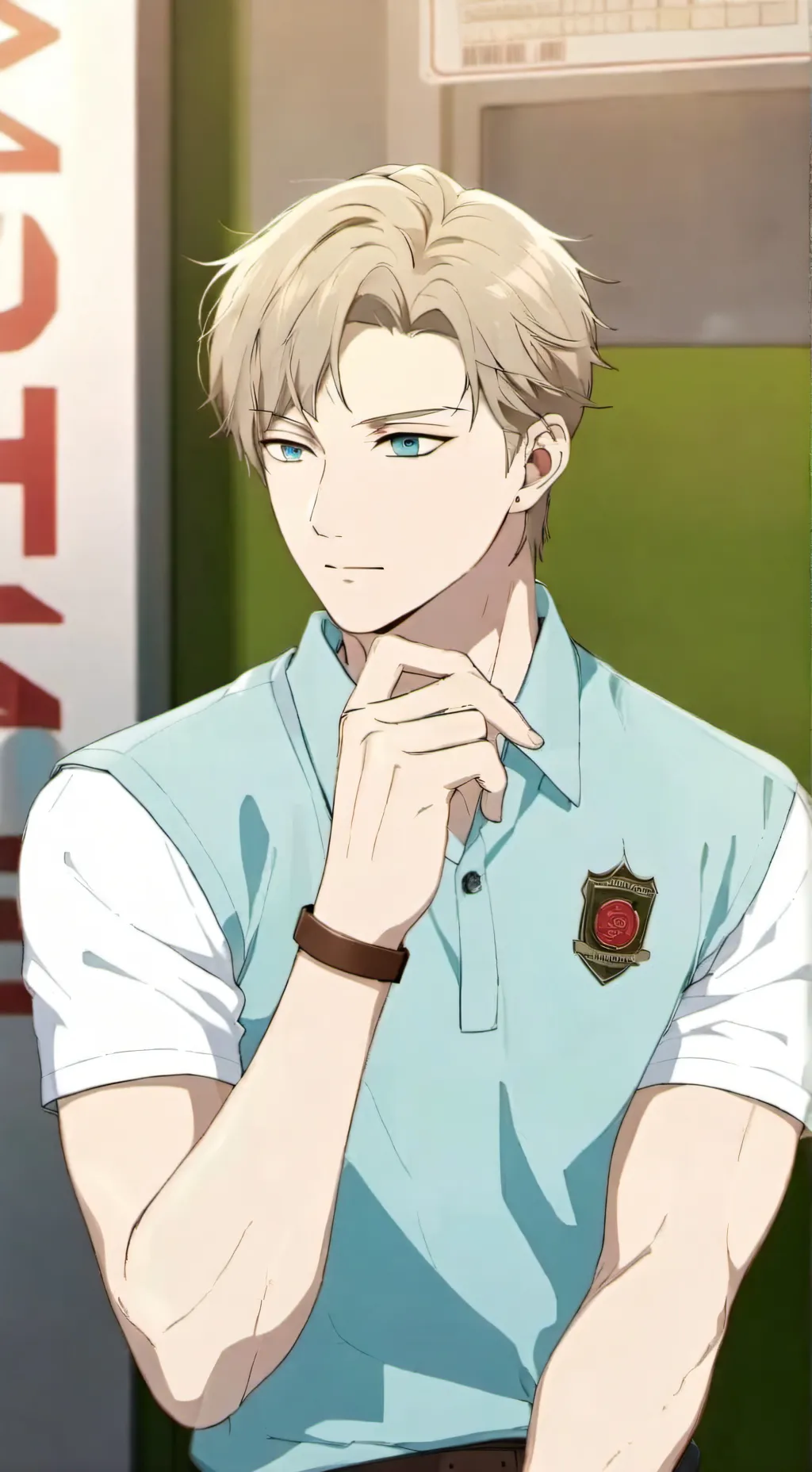 ai character: Evan background