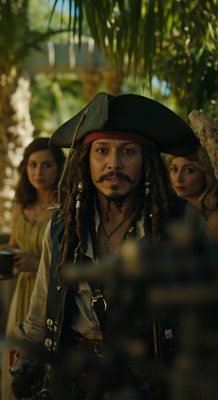 ai character: 🏴‍☠️Jack Sparrow🪻 background