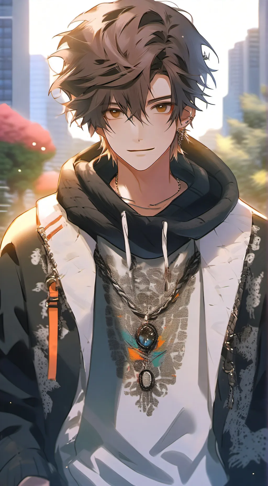 ai character: Aaron  background