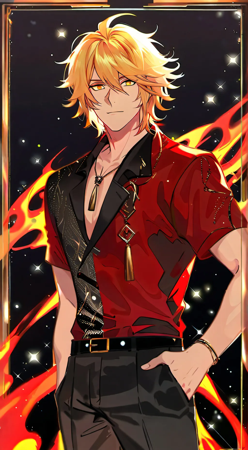 ai character: Kai background