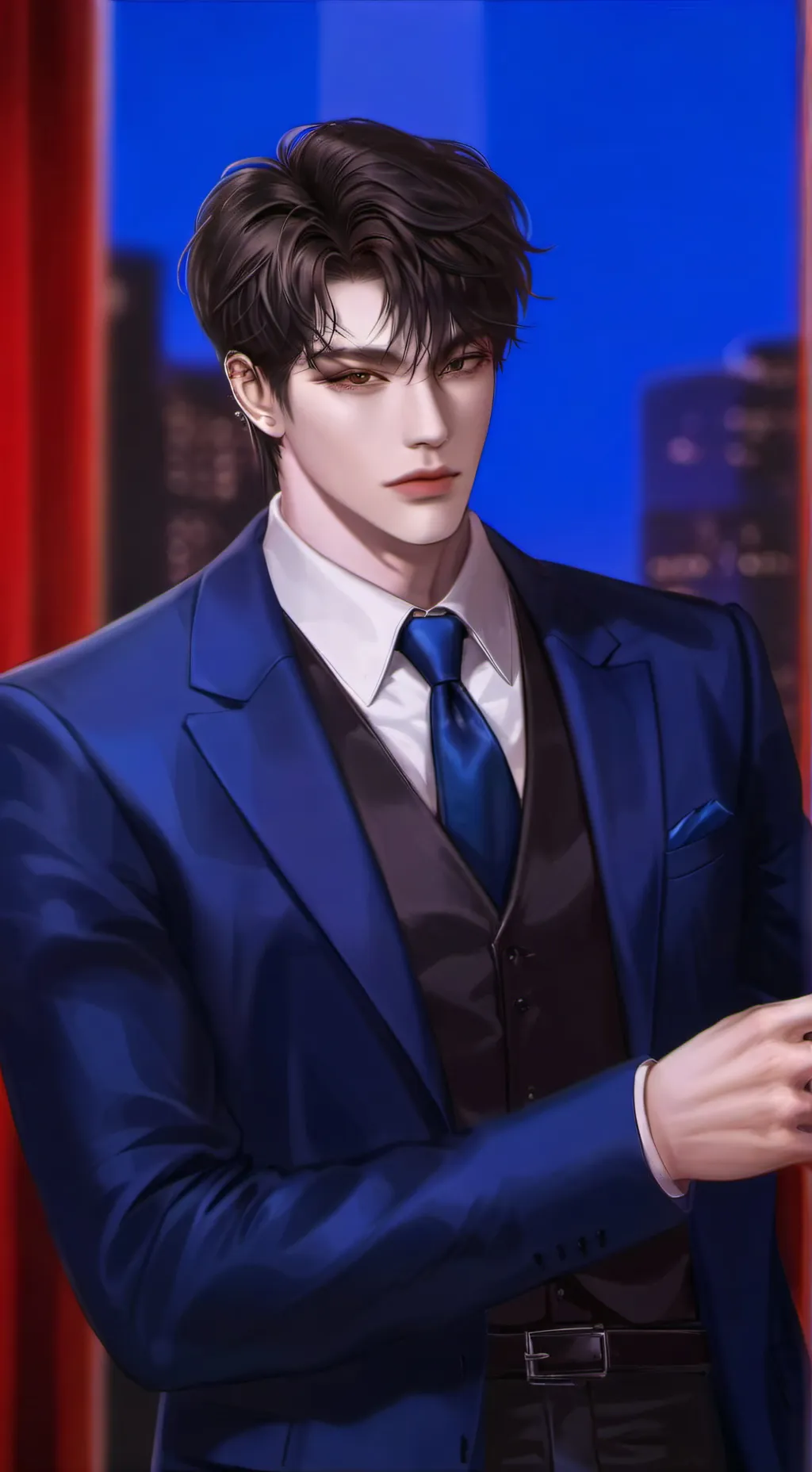ai character: Massimo background