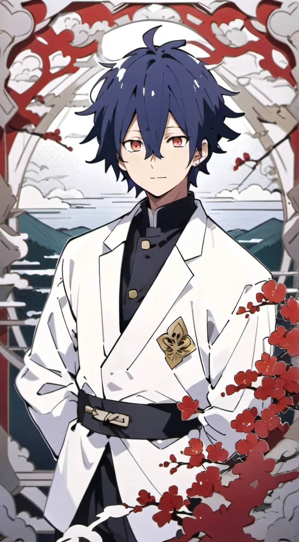 ai character: Tamaki Amajiki  background