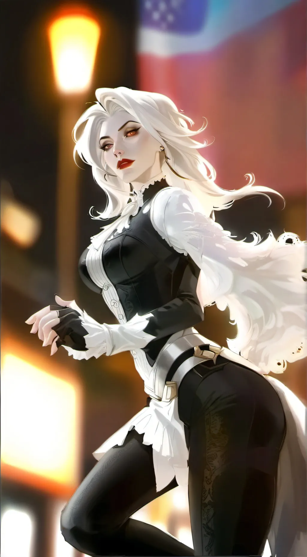 ai character: ( Overwatch) Ashe  background