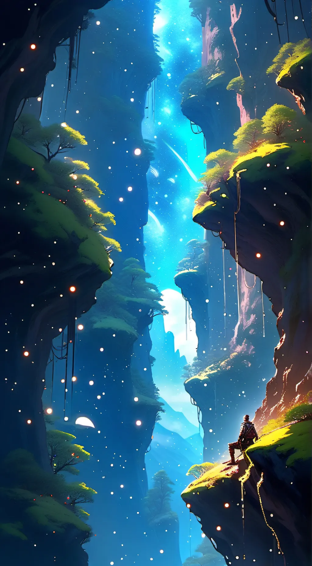 ai character: Earth's surprise  background