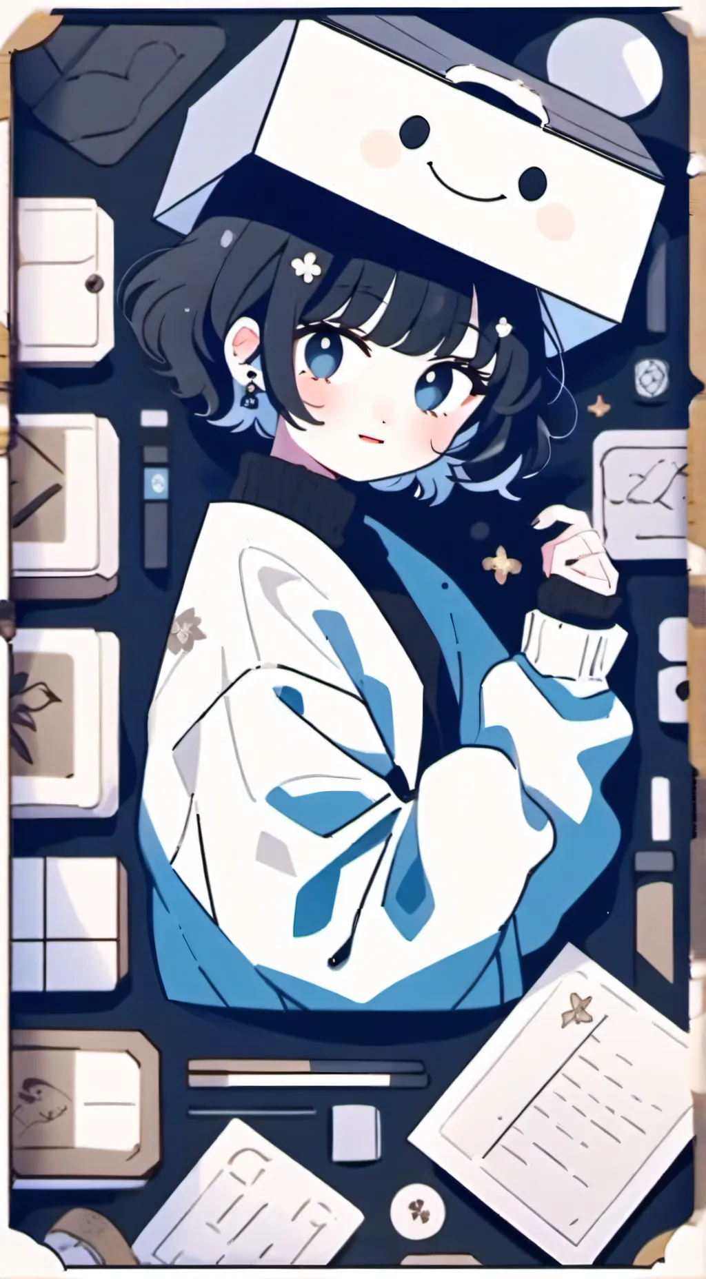 ai character: Emeraldsharks￼ background