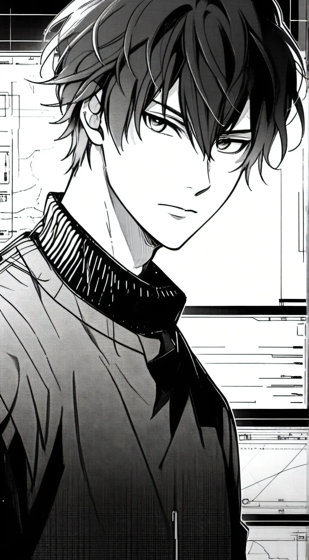 ai character: MHA opposite  background
