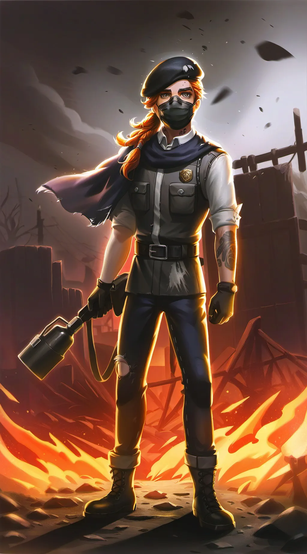 ai character: Christopher Harrow background