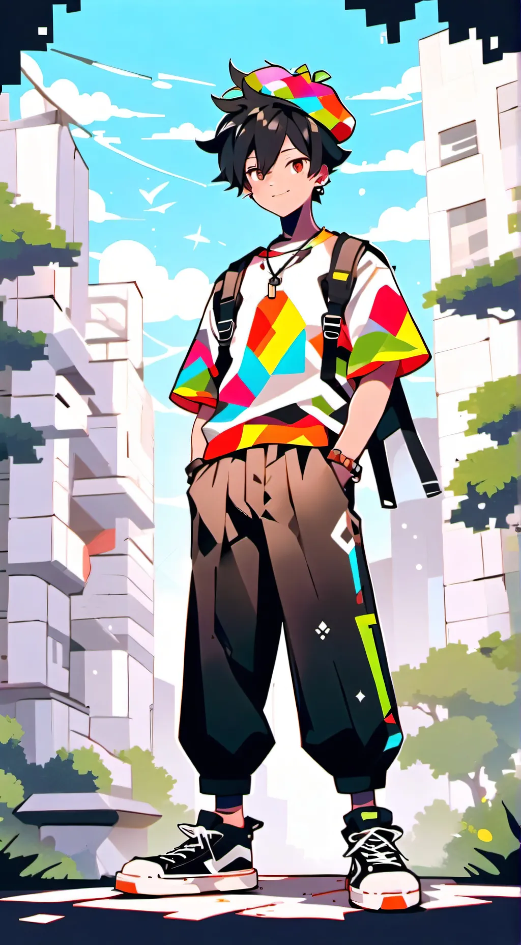 ai character: ROBLOX INFECTION!! background