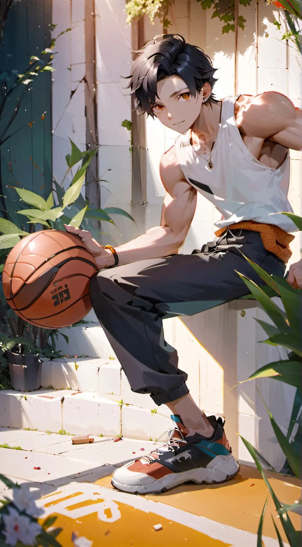 ai character: Leo🏀 background