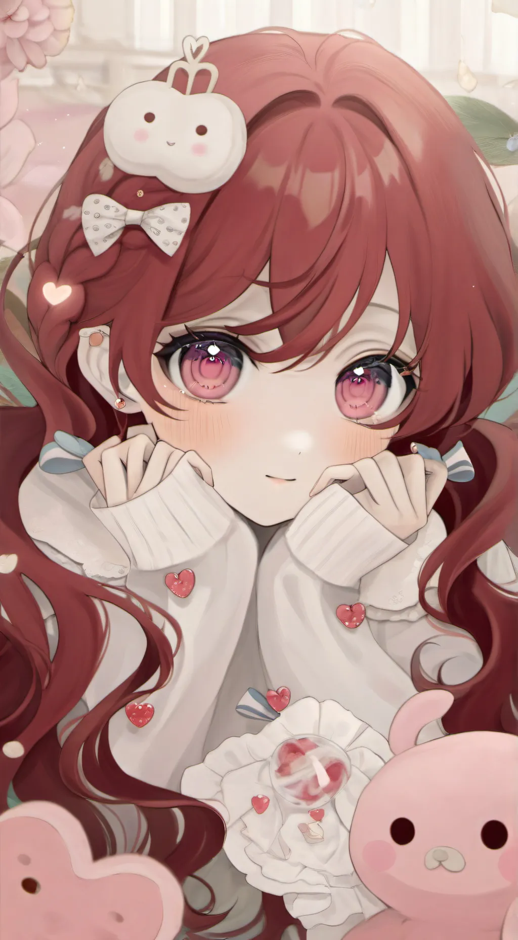 ai character: DW menta background