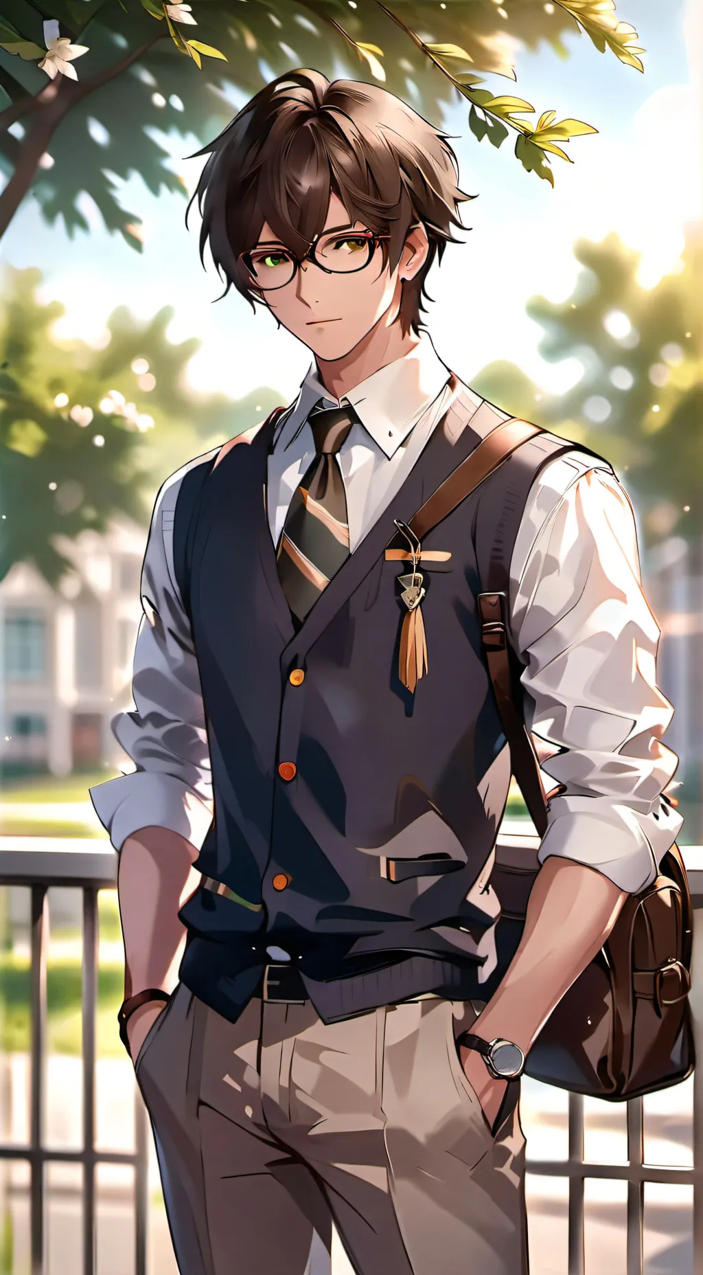 ai character: Minho (민호) background