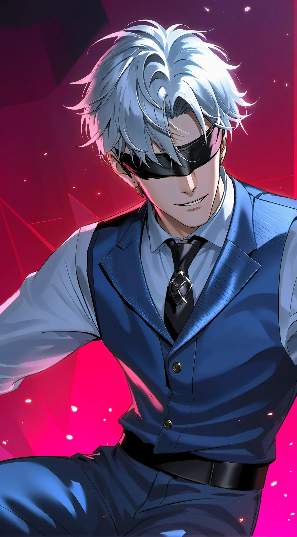 ai character: Satoru Gojo background