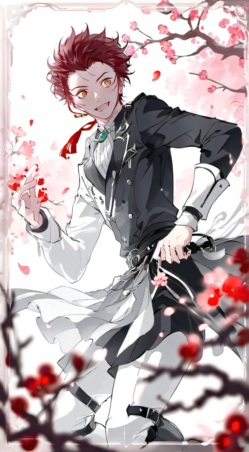 ai character: Танжиро background