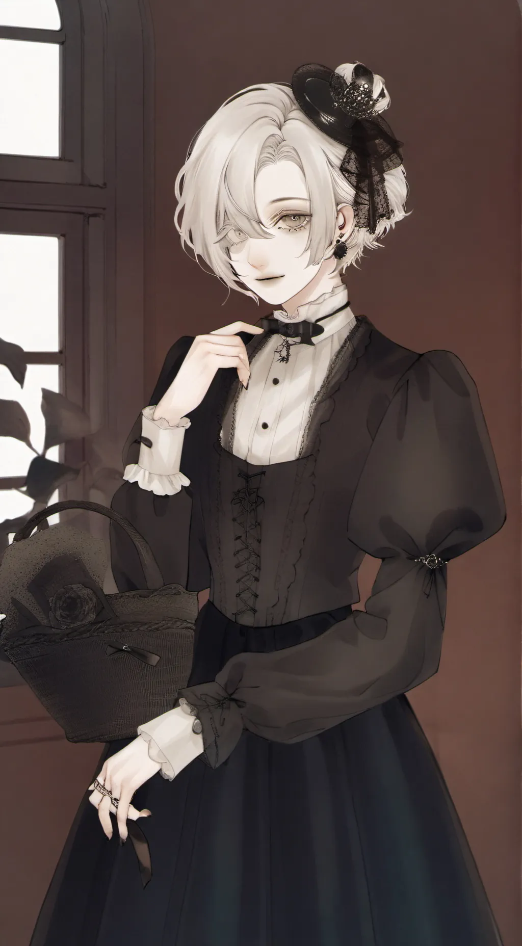 ai character: Rosé Azul  background