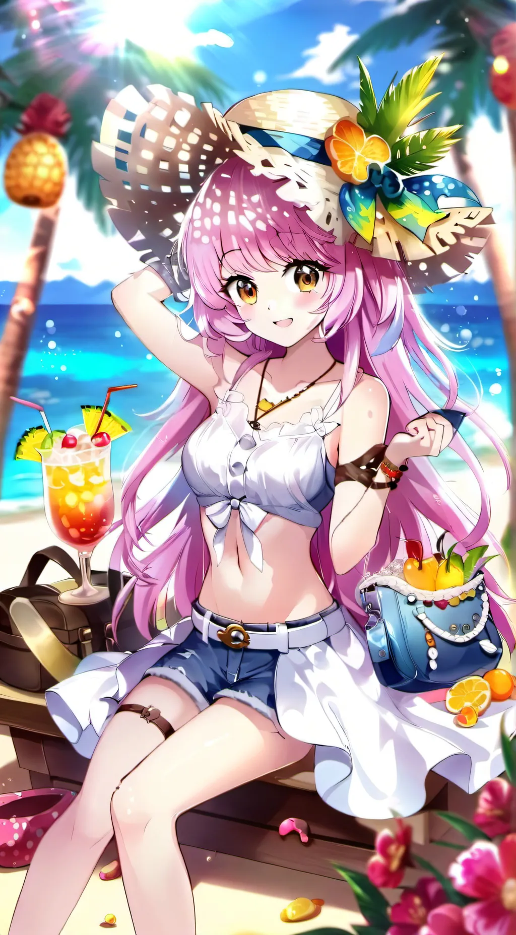 ai character: Yuyuko Saigyouji background