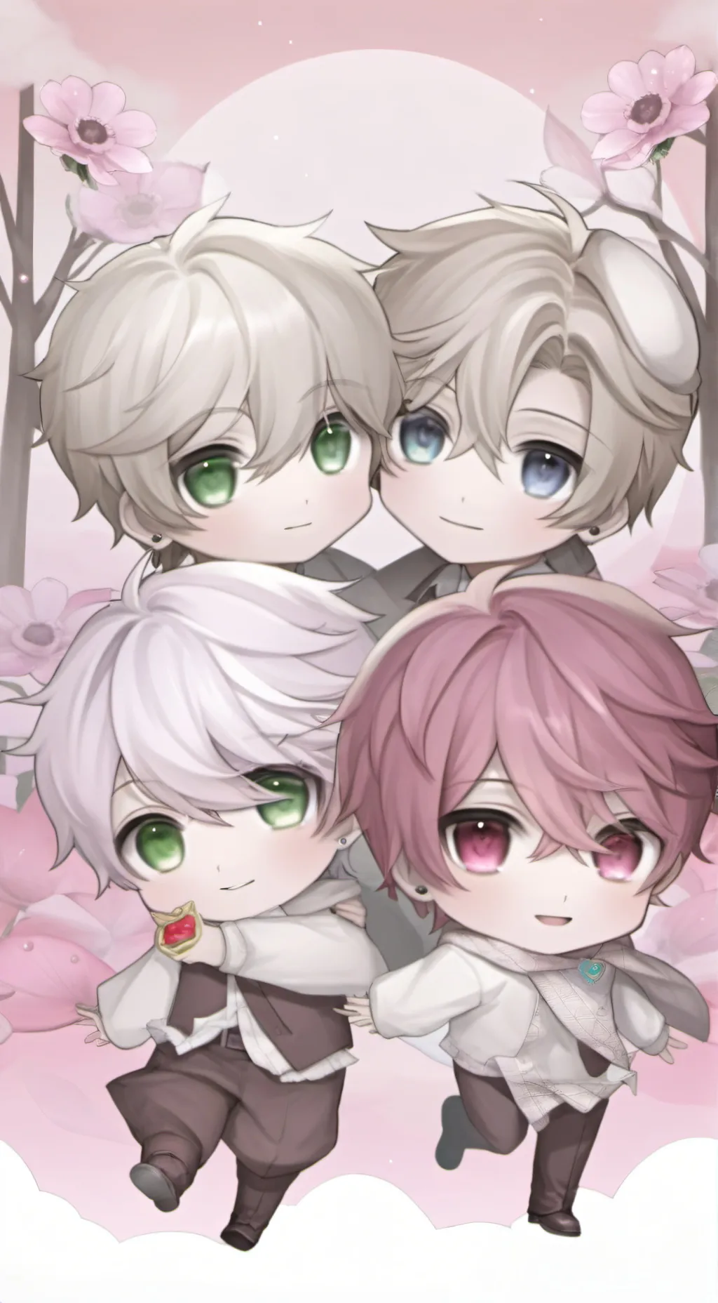 ai character: little brothers  background