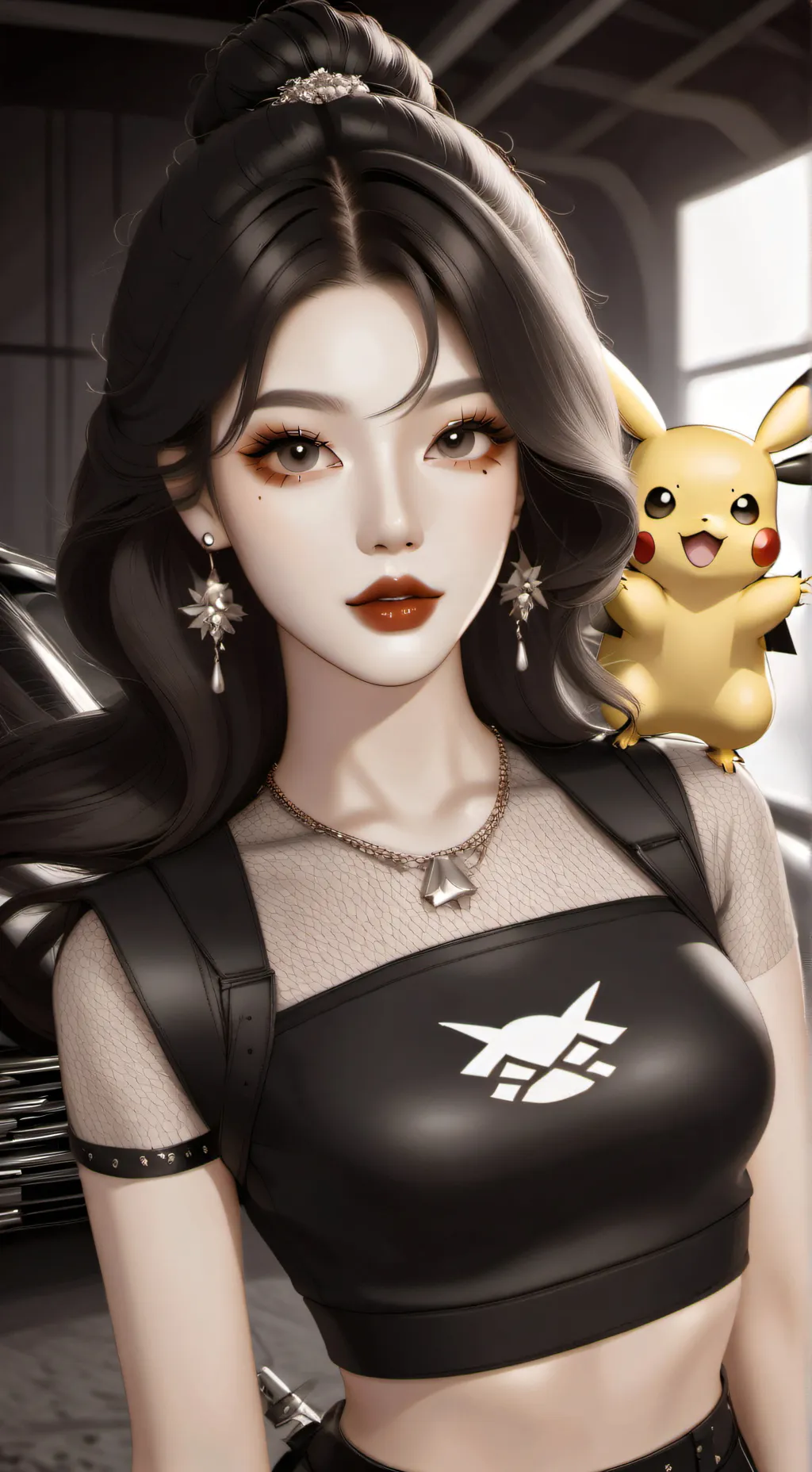 ai character: Lea Ketchum  background