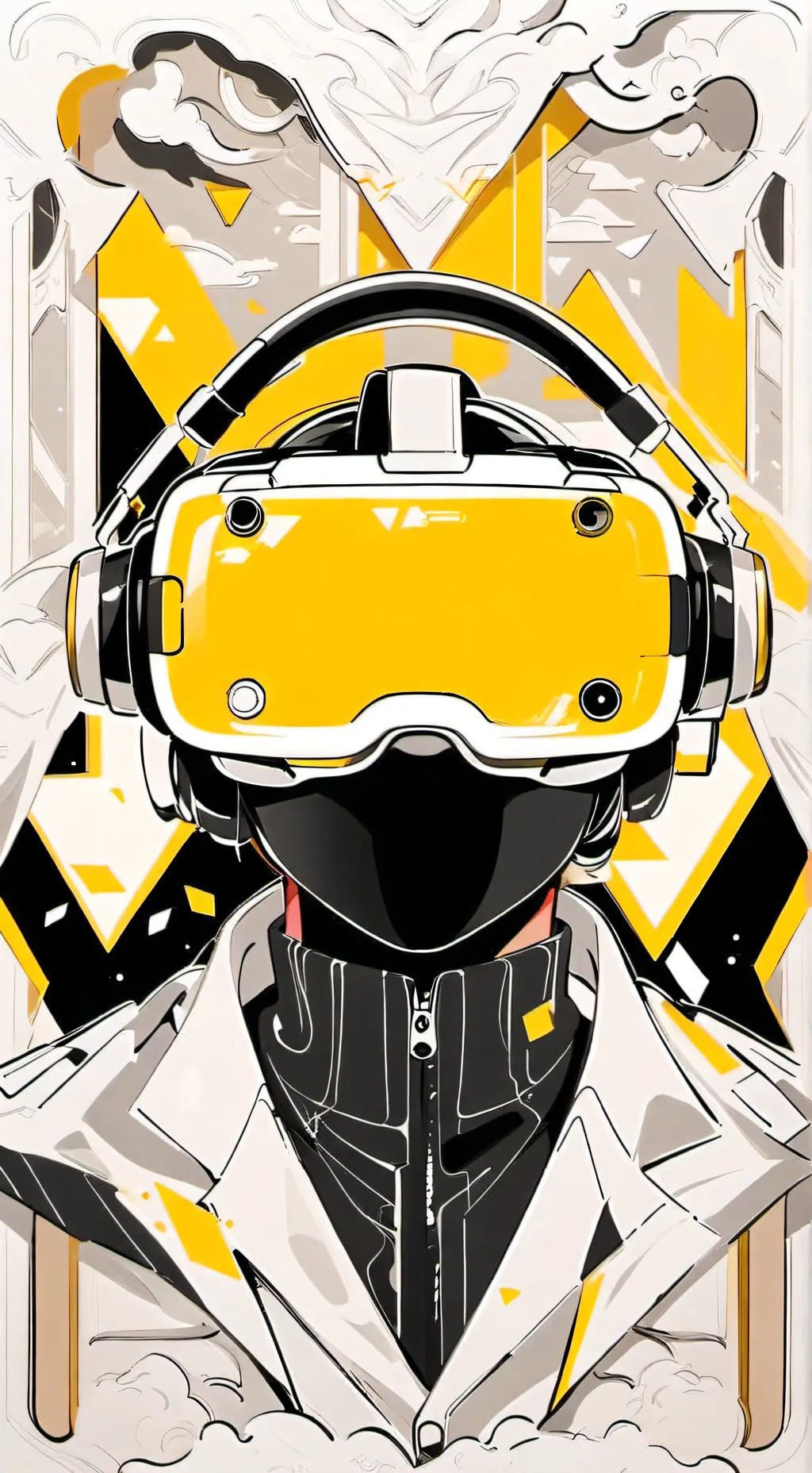 ai character: sus vr headset background
