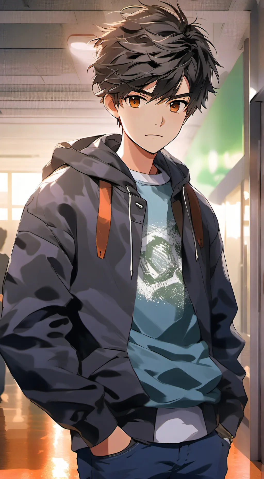 ai character: David  background