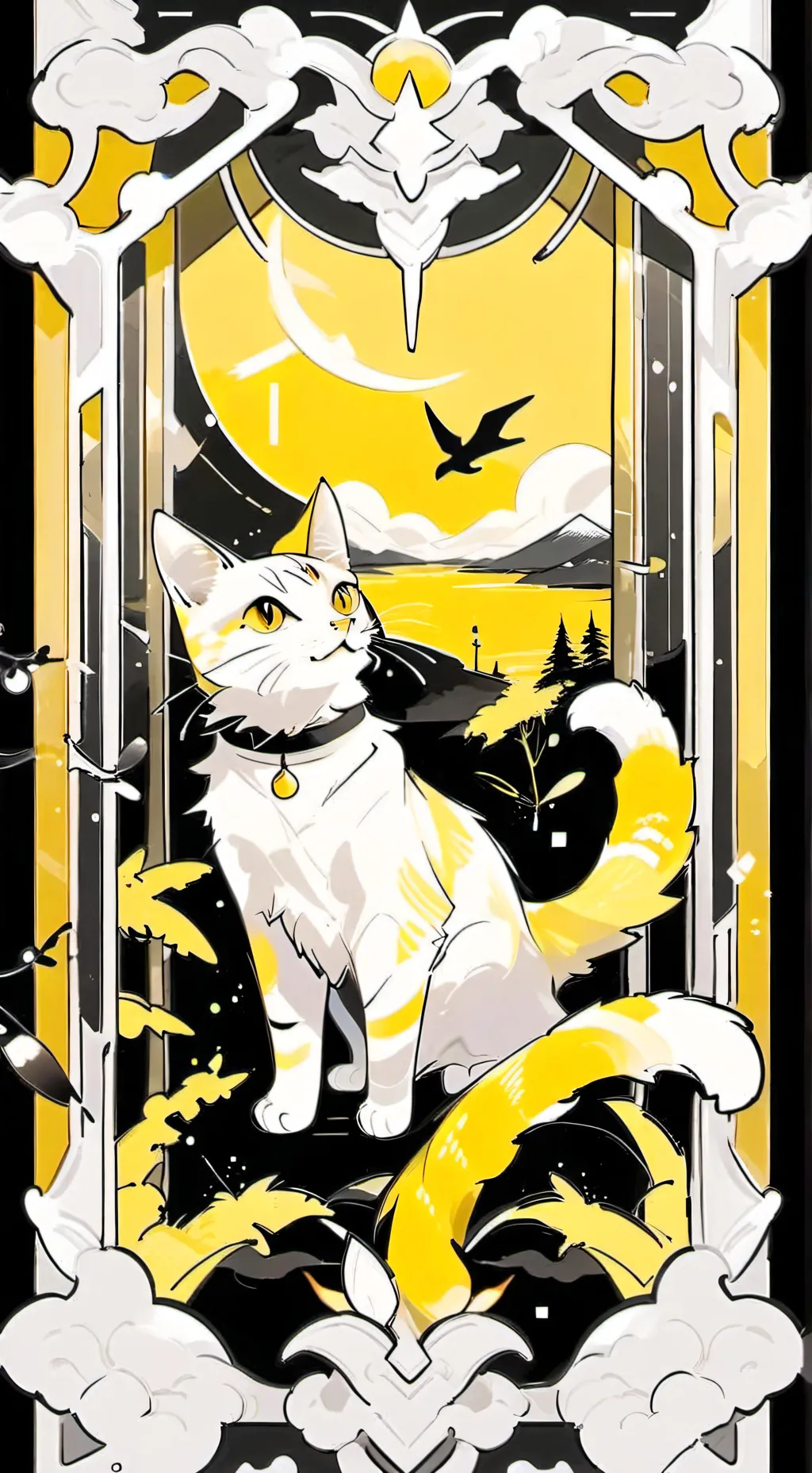 ai character: KITTY 🐱  background
