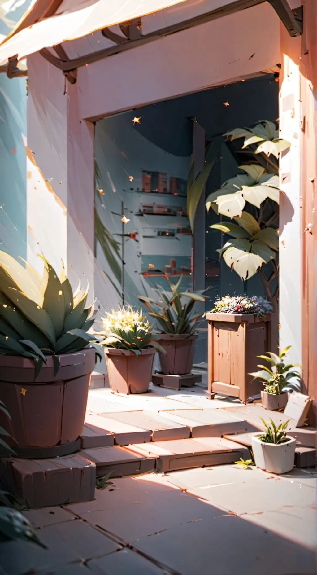 ai character: Micro Mart (Shop) background