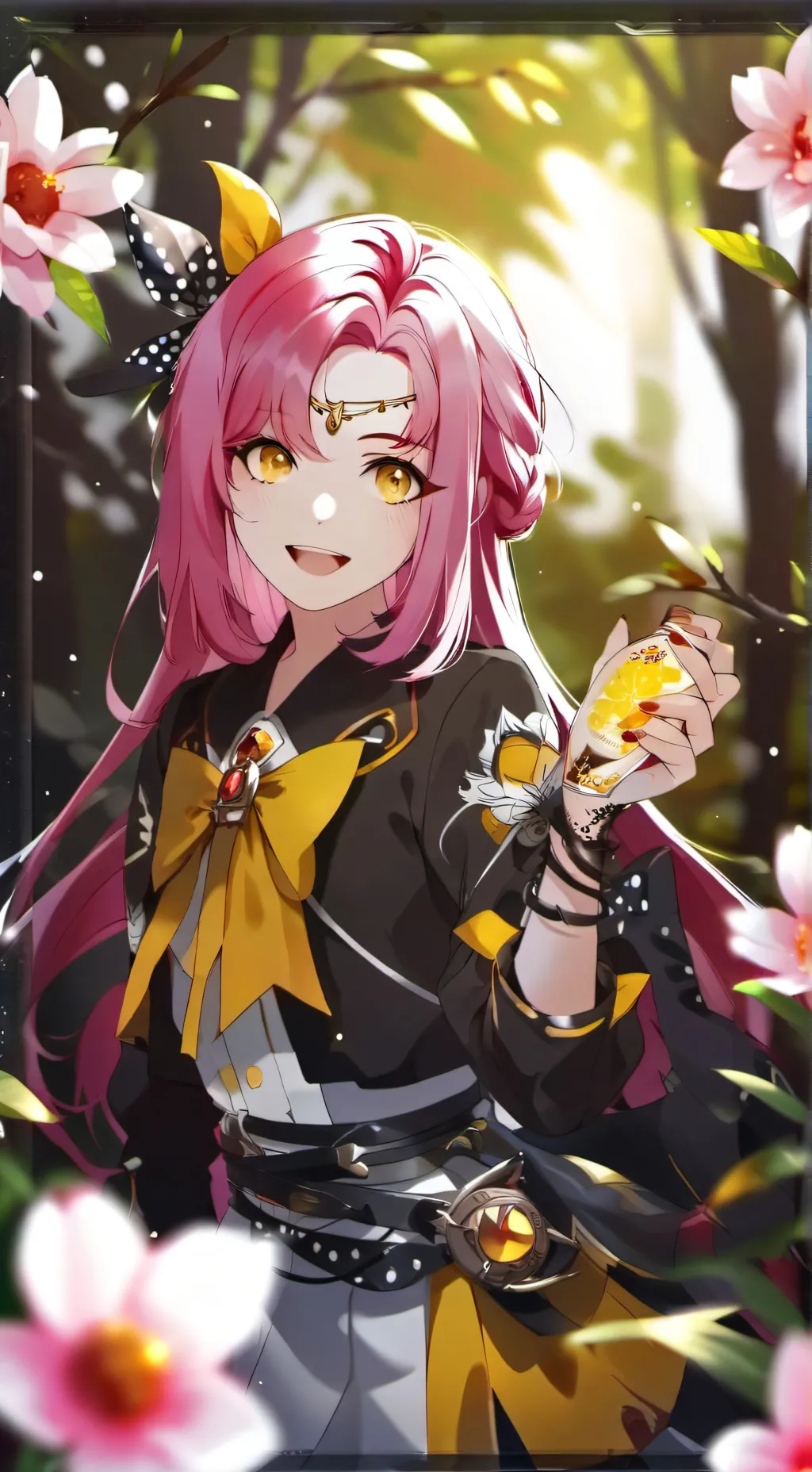 ai character: Mina Ashido background