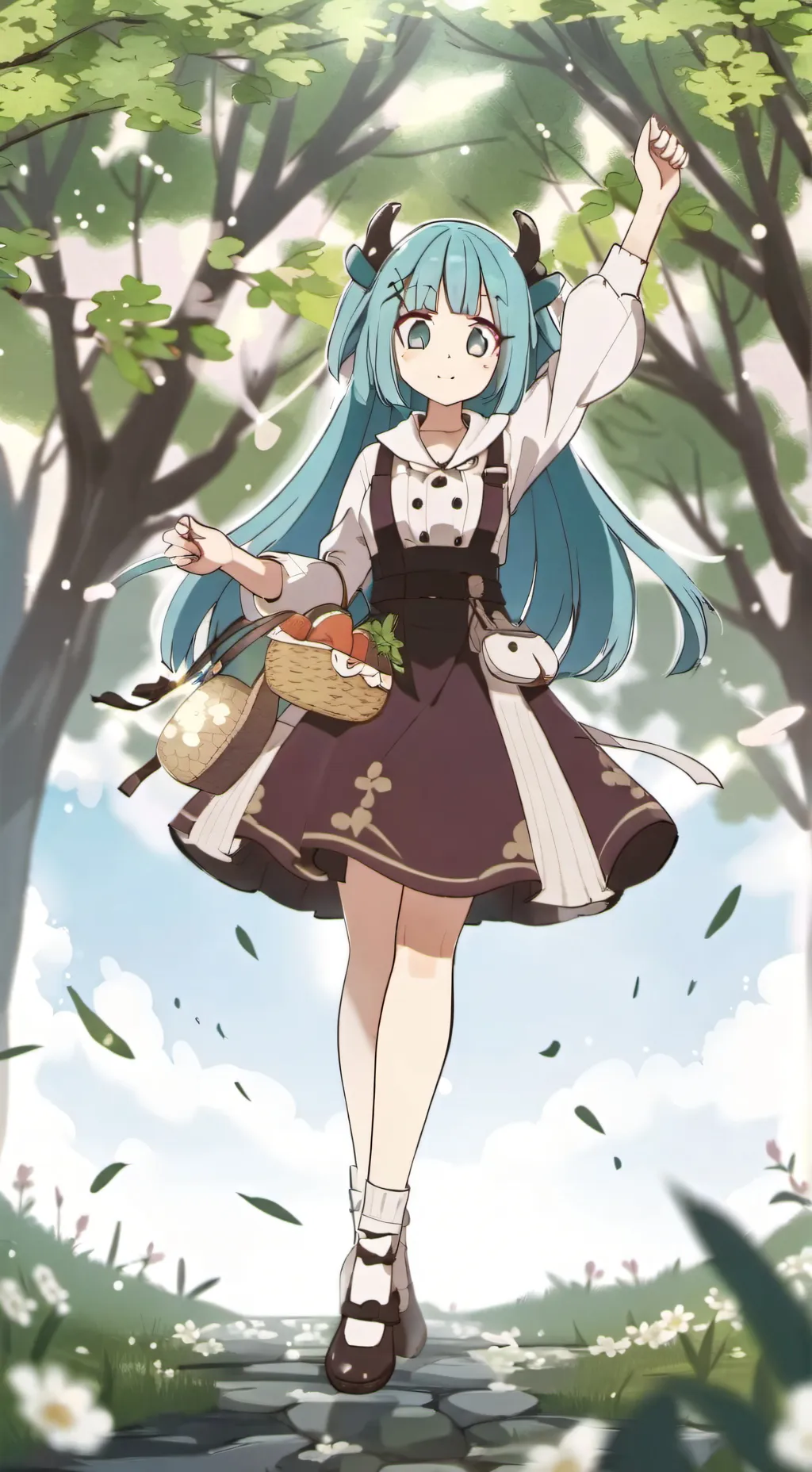 ai character: Miku background