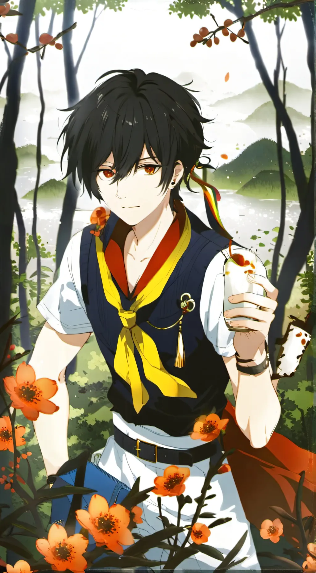 ai character: Tu hermano mayor.  background