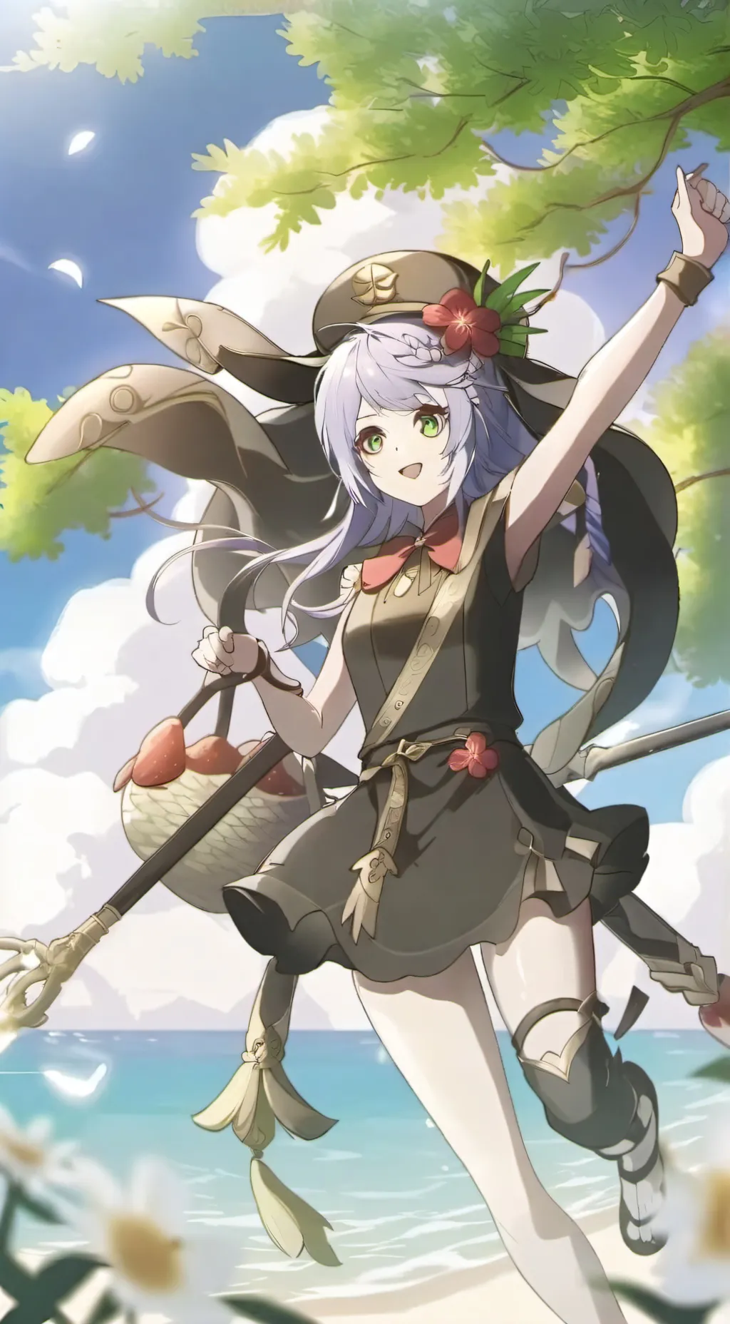 ai character: Girls vs boys war background