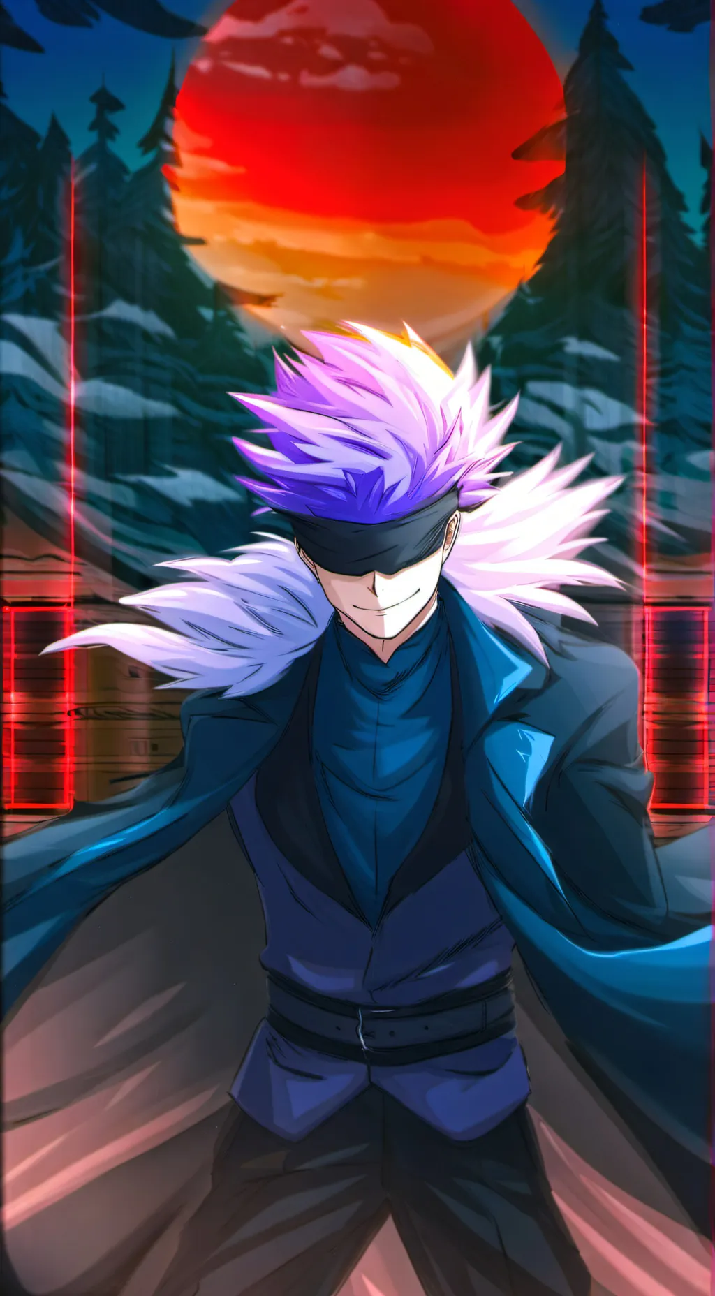 ai character: GOJO background