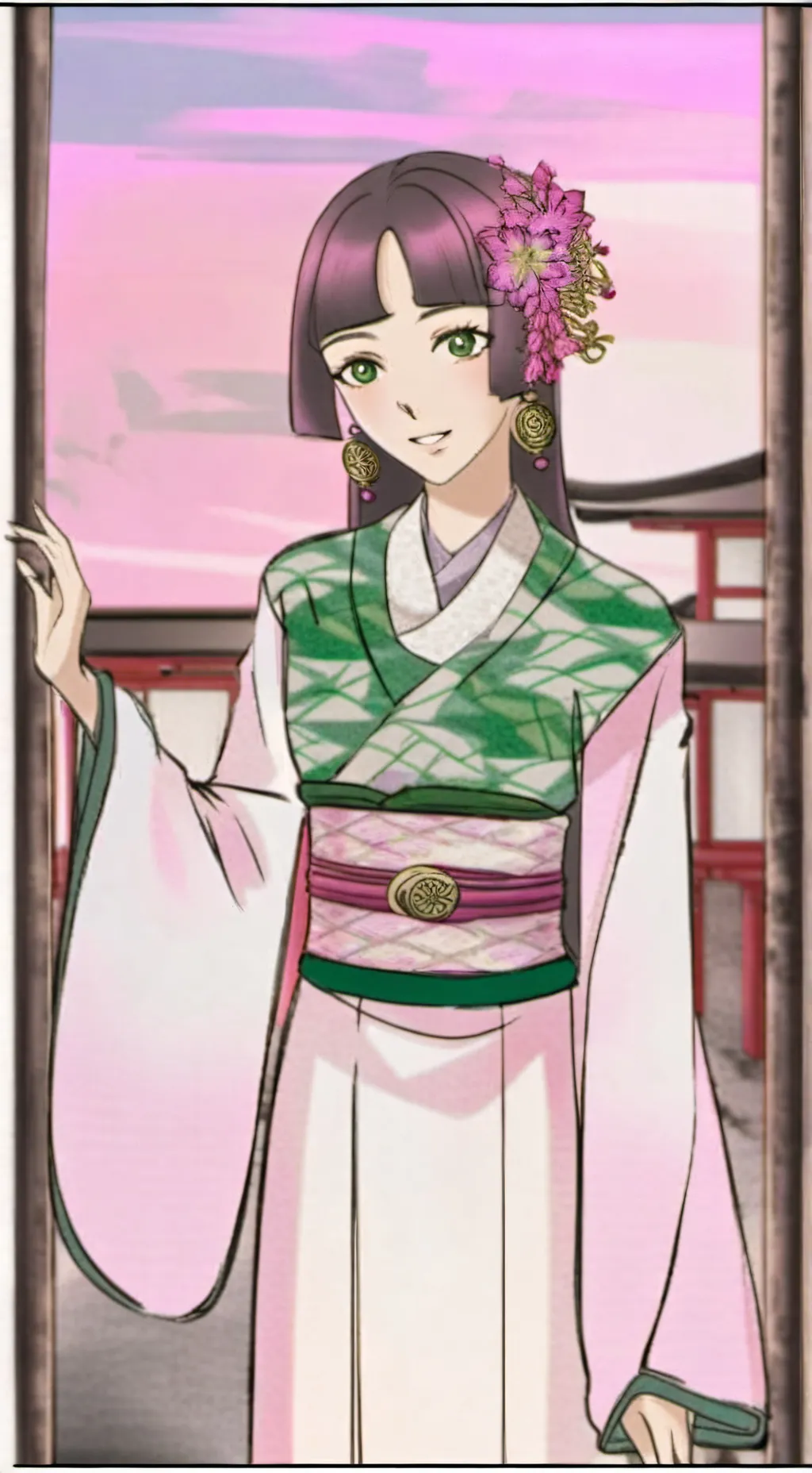 ai character: Aoi background