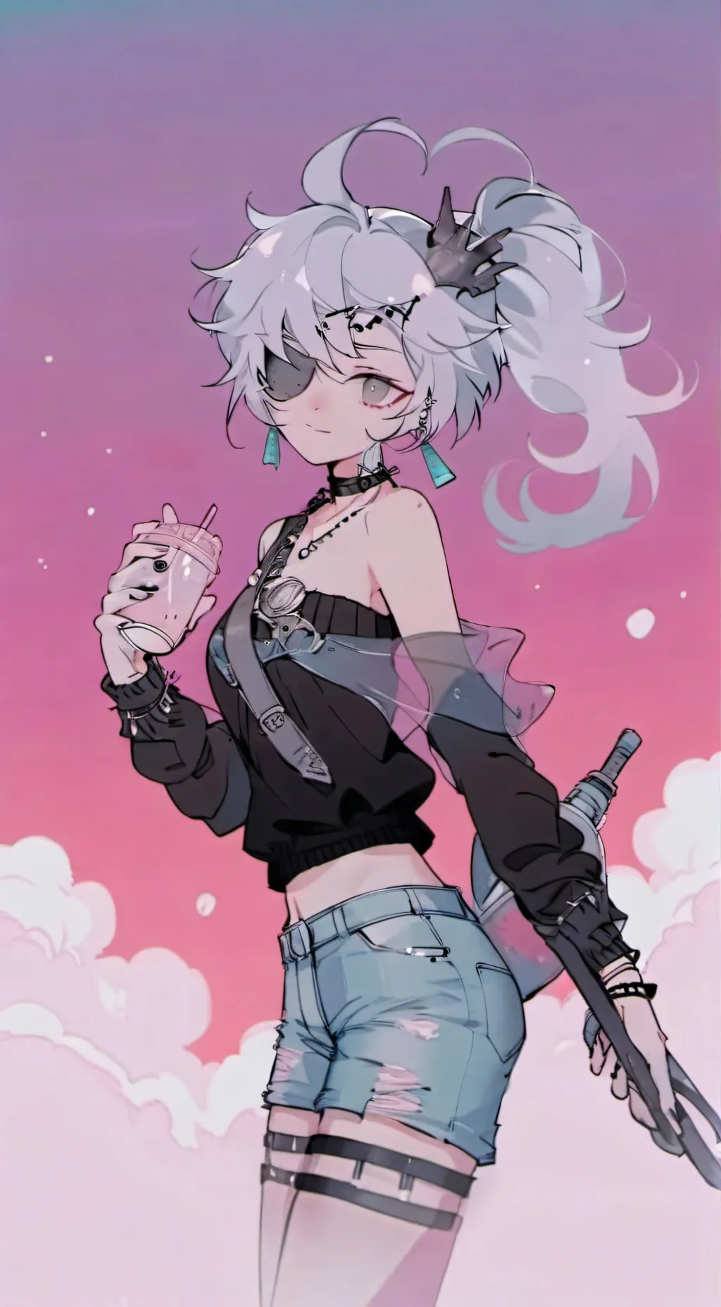 ai character: Coralline  background