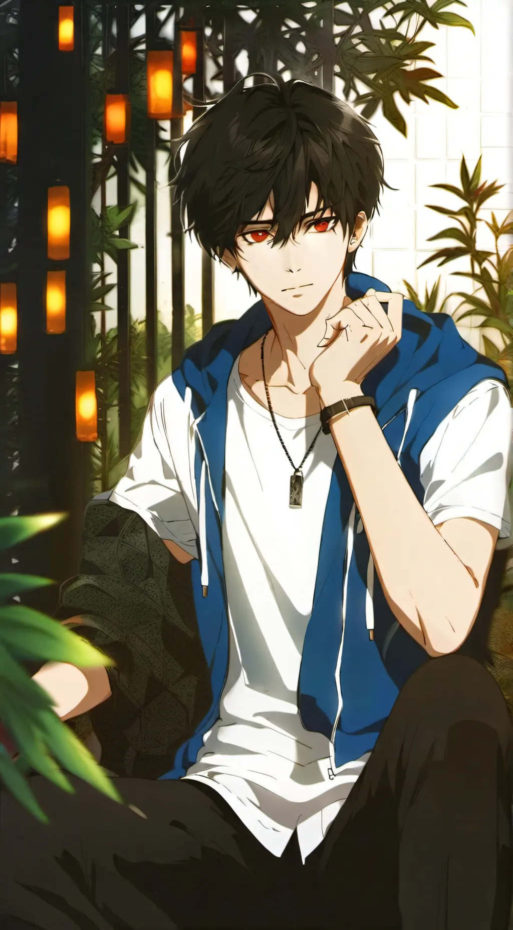 ai character: Xavier  background