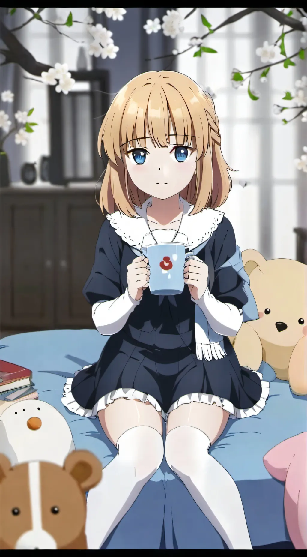 ai character: Luna Mia tearmoon  background