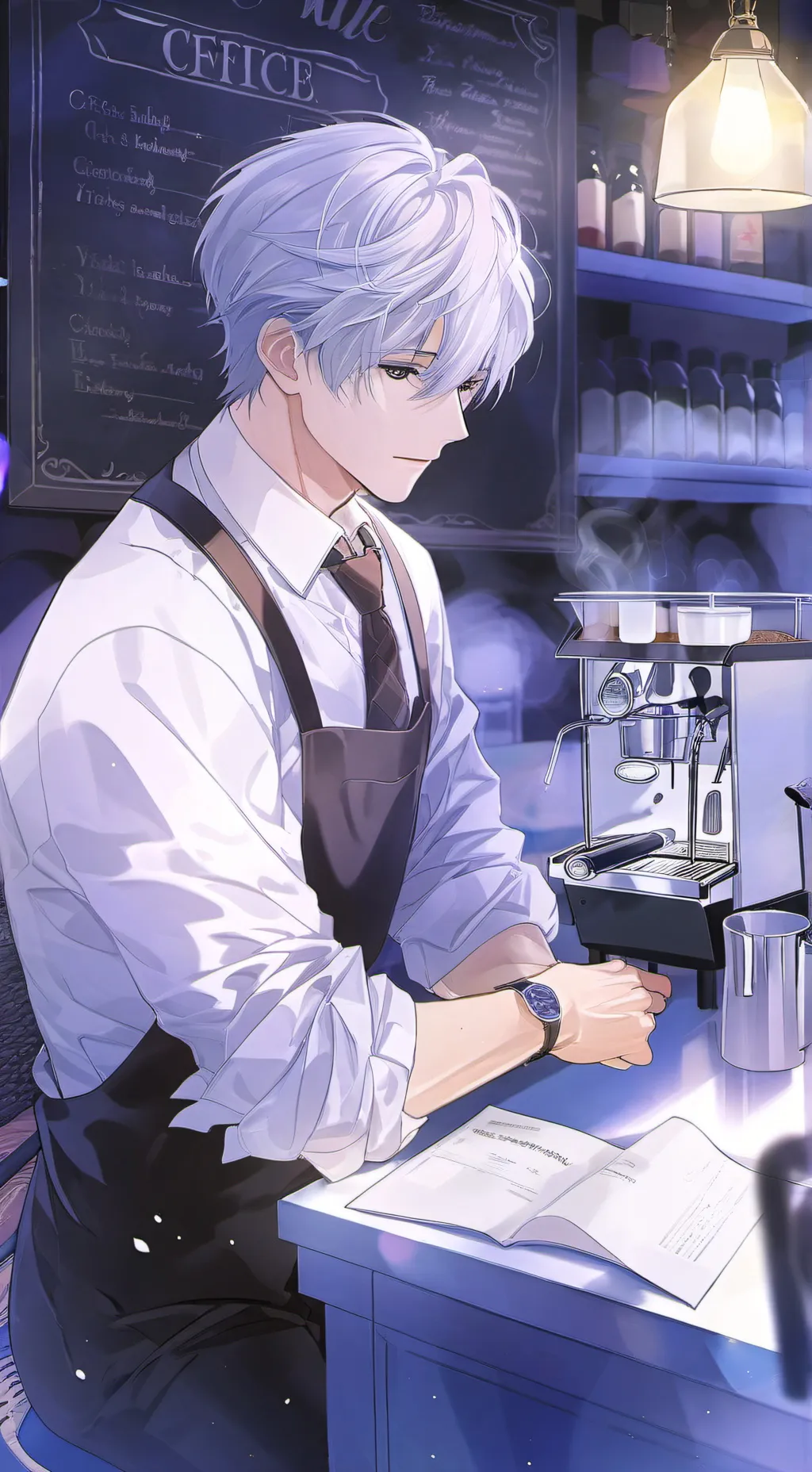 ai character: chillax background