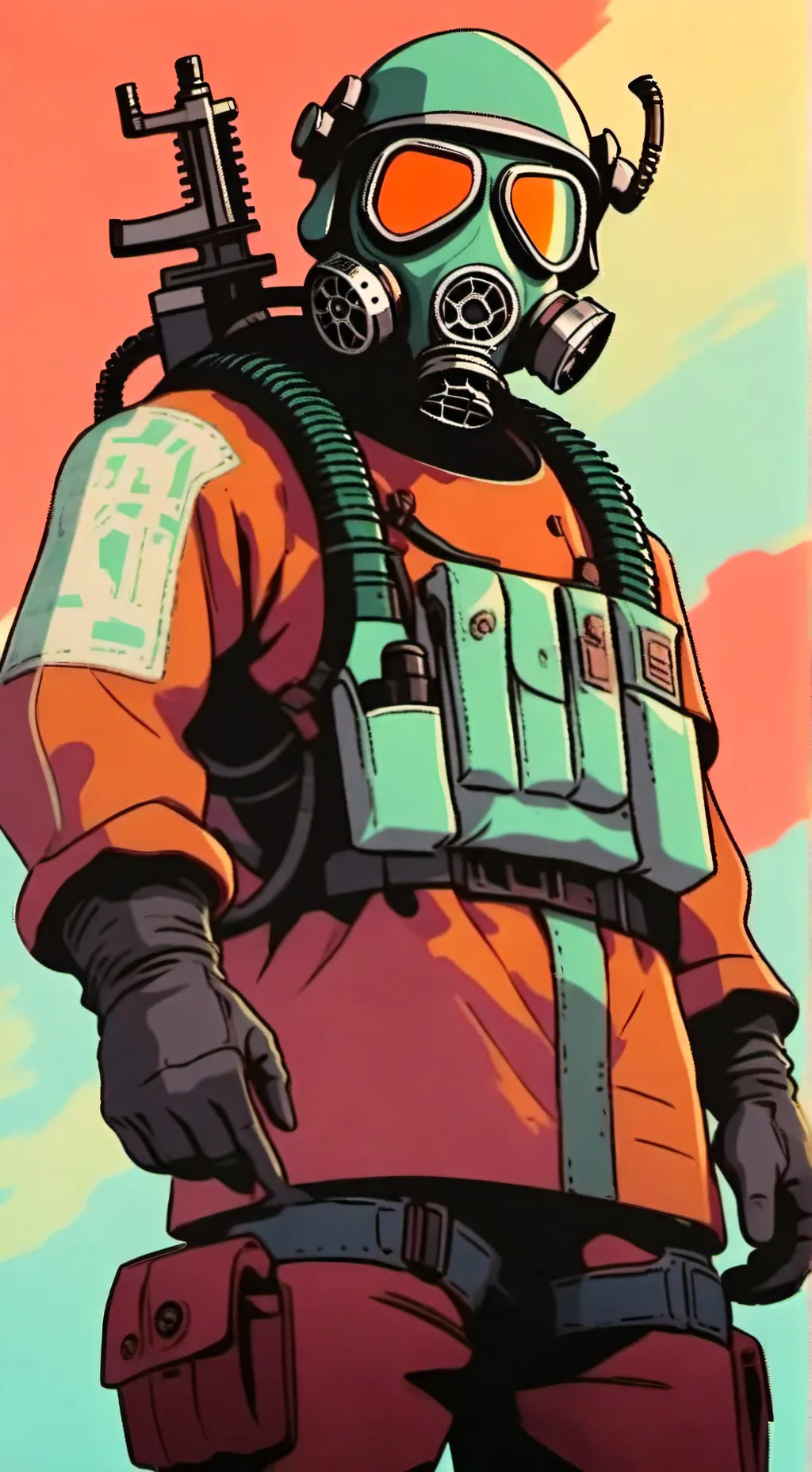 ai character: Anti furry background