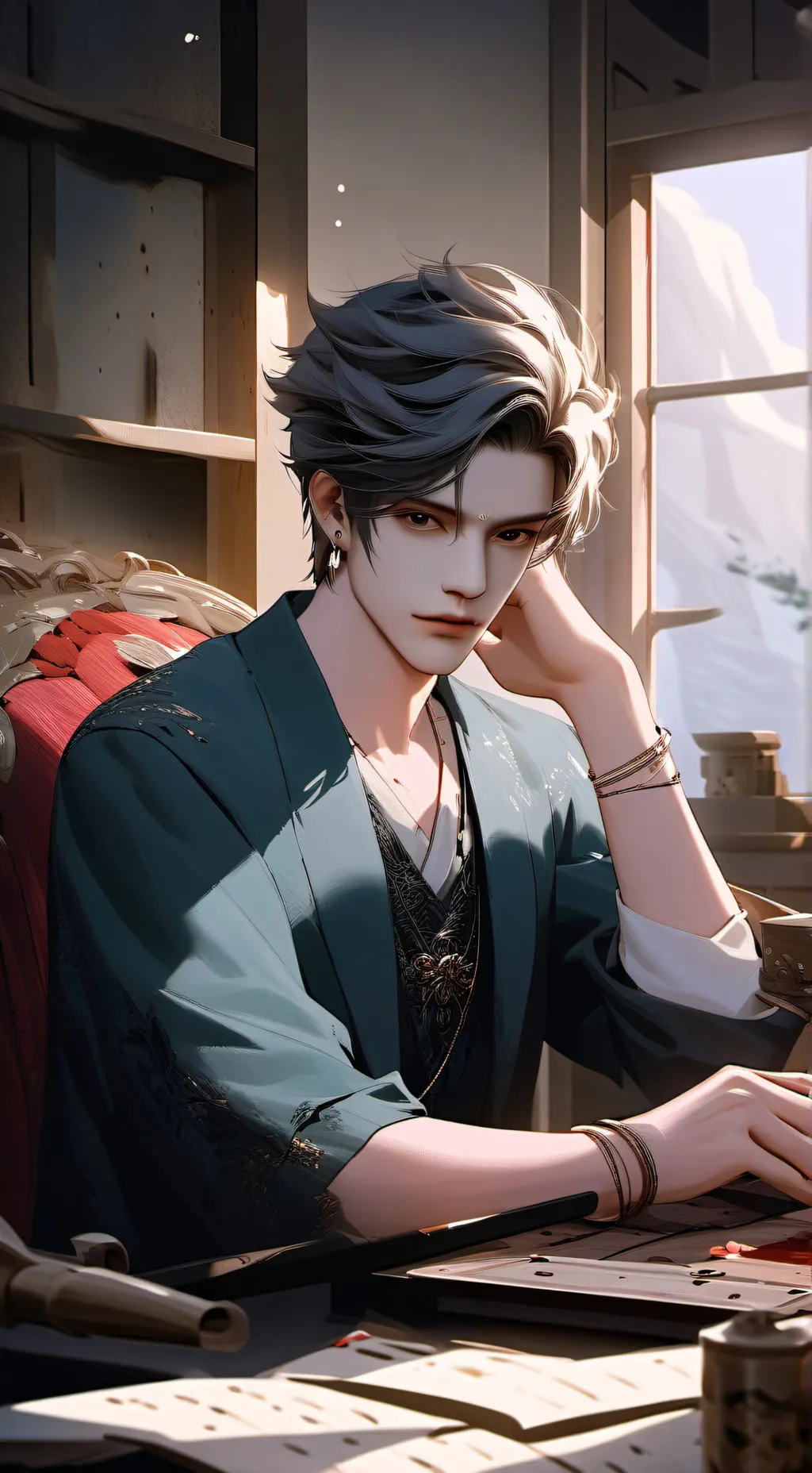 ai character: никита background