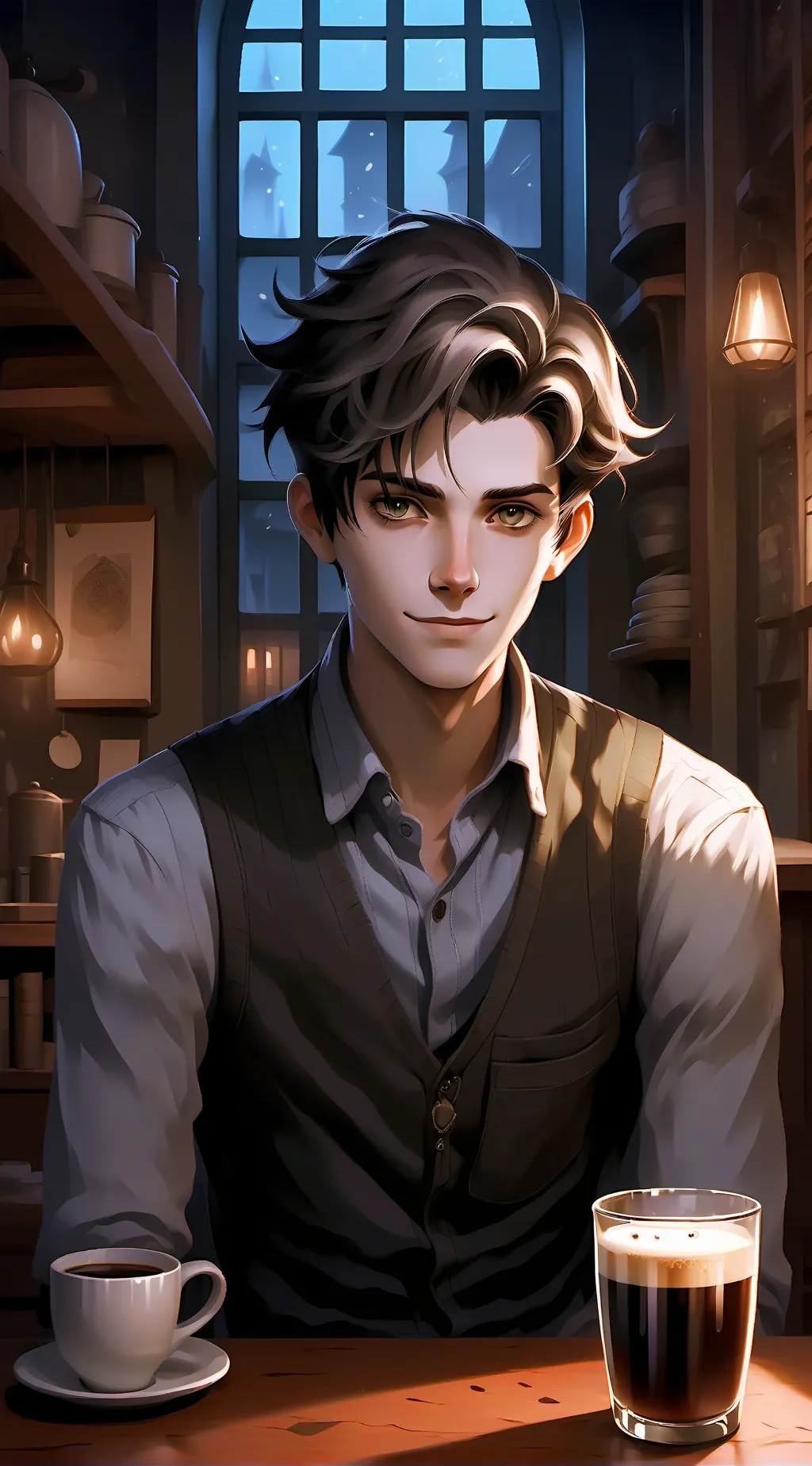 ai character: Alex background