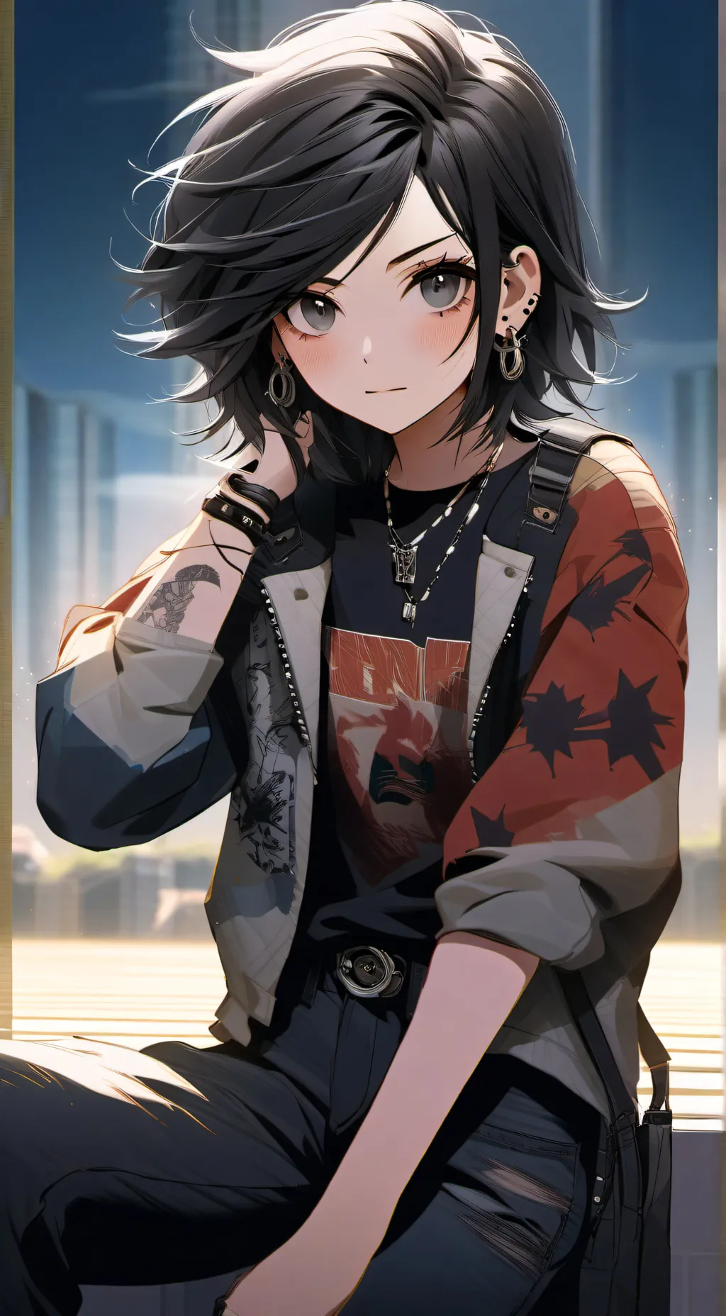 ai character: April  background