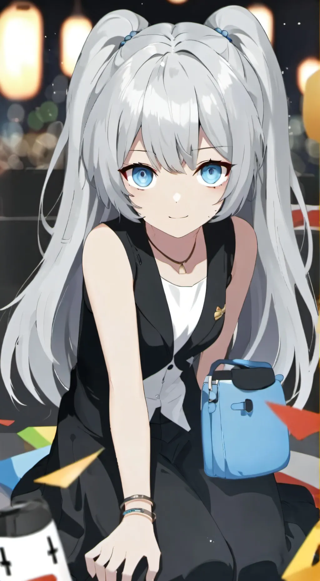 ai character: Milah Black background