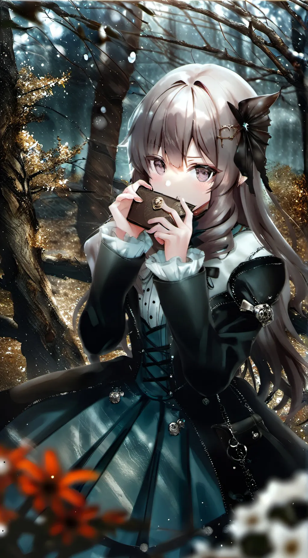 ai character: Velvet background