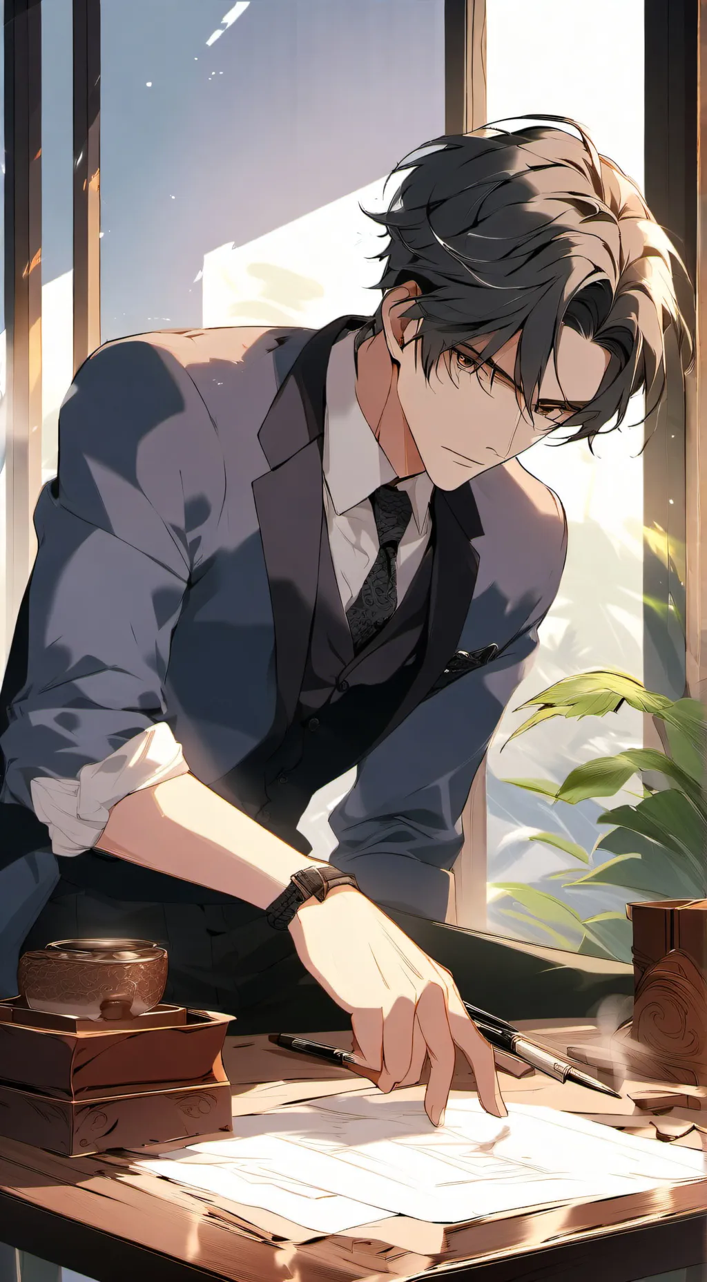 ai character: Lucas background