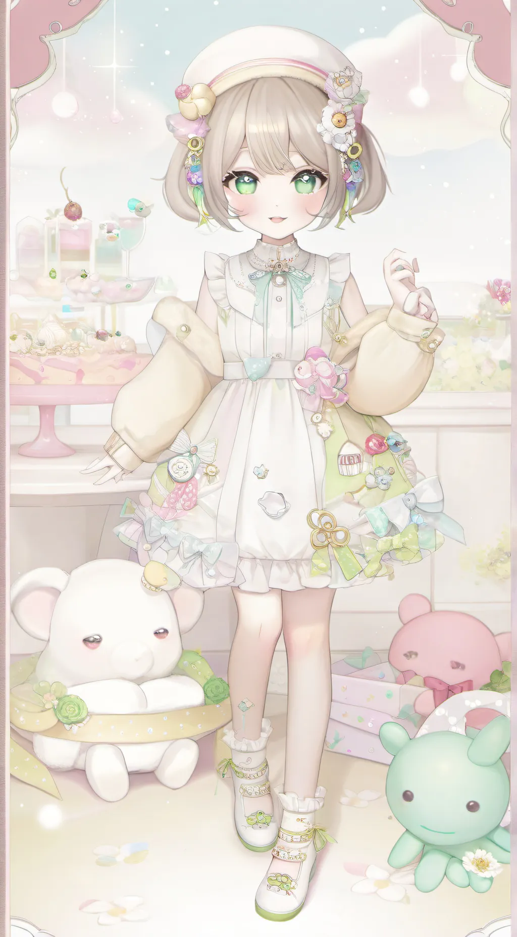 ai character: Luna  background