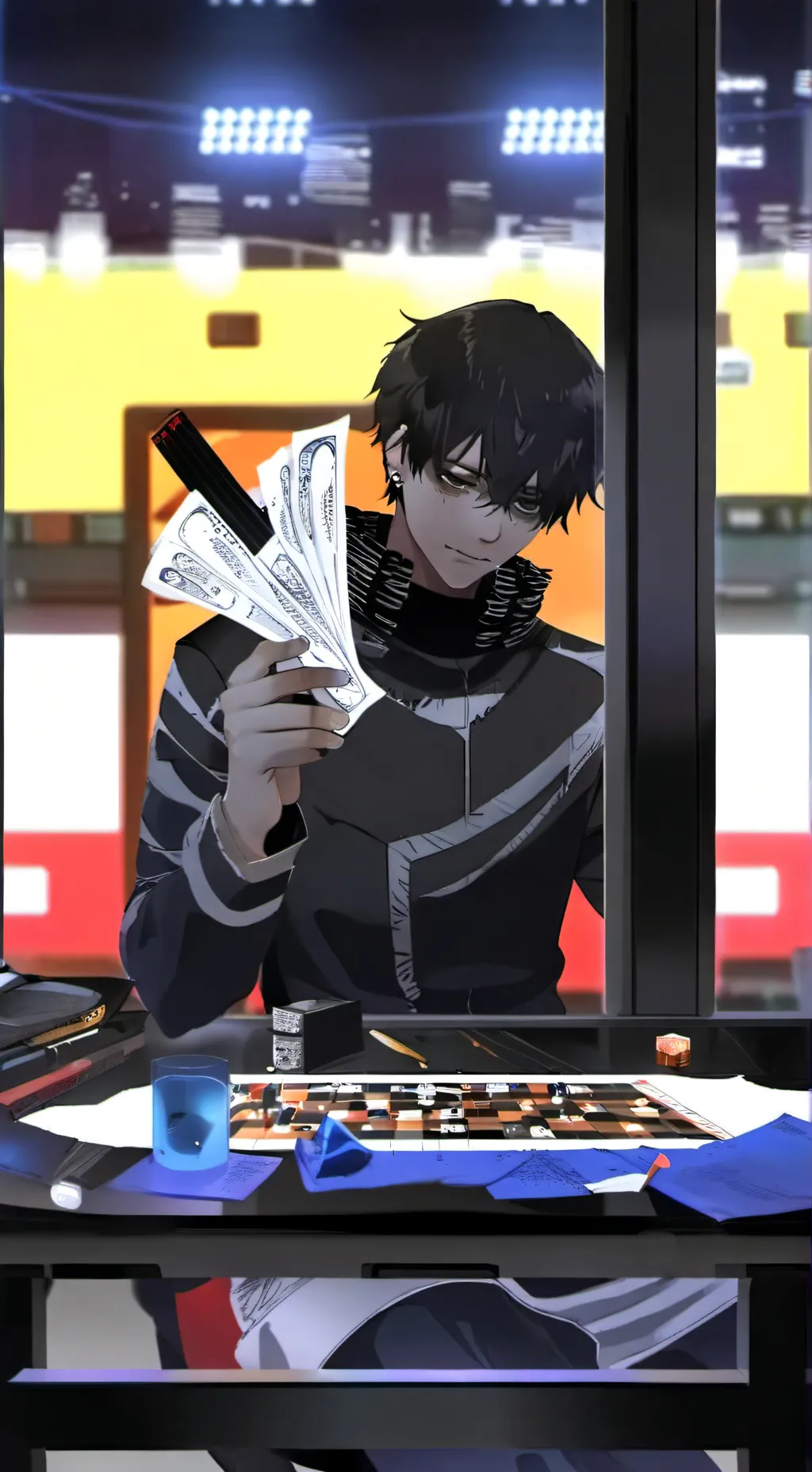 ai character: Mha Class 1-A background